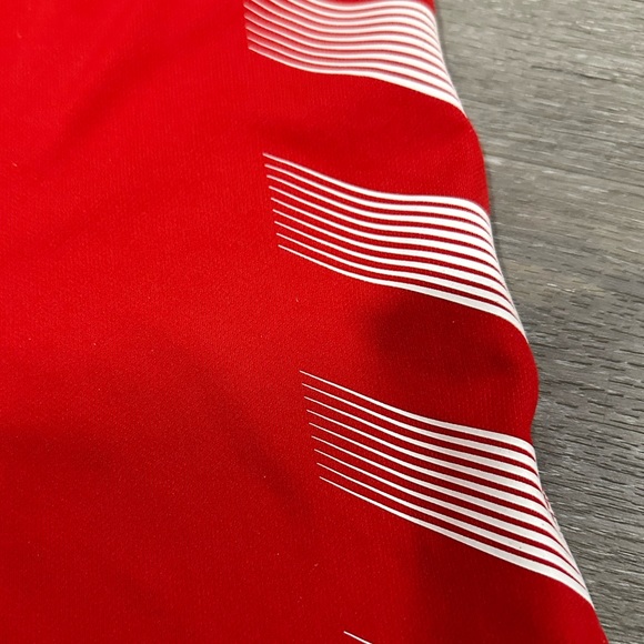 Nike Men’s Extra Large Red White Swoosh Dri-Fit Active Gym Running Short, Sz XL. - Picture 8 of 11